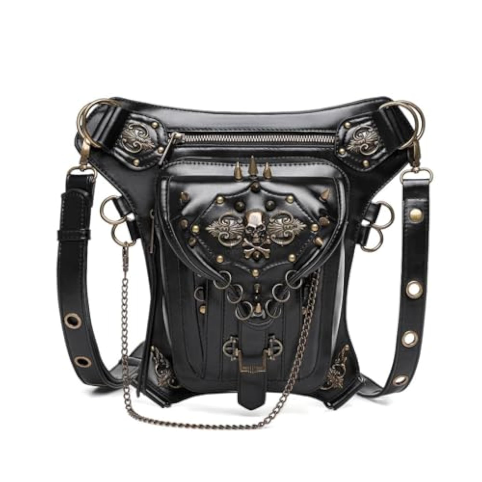 Steampunk Vintage Style Thigh Bag for Cosplay